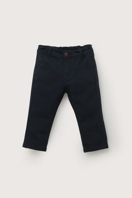 Imagen 2 del producto Pantalón de gabardina azul de niño