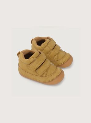 Imagen 1 del producto Botín café de niño con velcros para gateadores