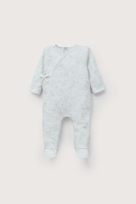 Imagen 2 del producto Osito gris con apertura en la espalda de bebé niño