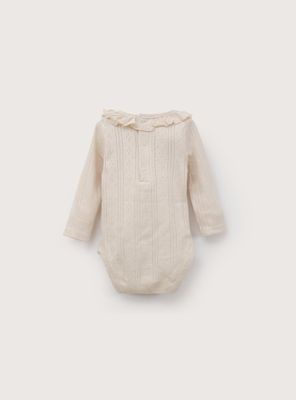 Imagen 2 del producto Body Bebe Niña Beige