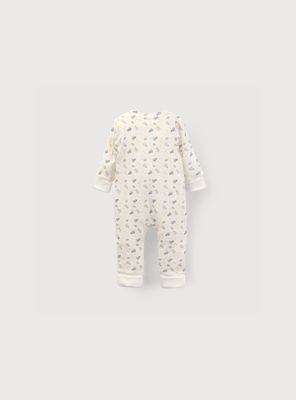 Imagen 2 del producto Pijama blanco de niño con estampado de planetas