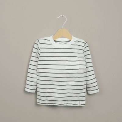 Imagen 1 del producto Polera blanca con rayas de niño