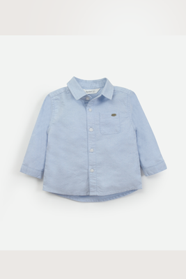 Imagen 2 del producto Camisa oxford celeste de niño