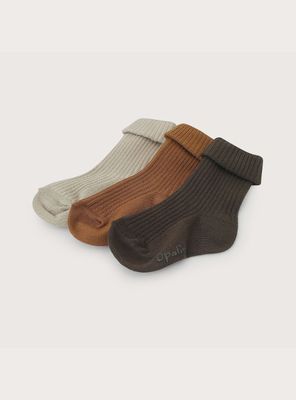 Imagen 2 del producto Pack De 3 Calcetines Cafes De Niño