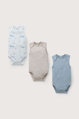 Imagen 2 del producto Tripack bodies sin manga disney de bebé niño