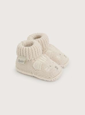 Botín Tejido Beige Bebé