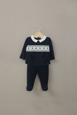 Conjunto ceremonia azul de bebé niño