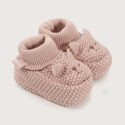 Imagen 1 del producto Pantufla bebé tejida beige unisex