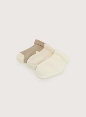 Imagen 2 del producto Pack De 3 Calcetines Beige De Bebe Opaline