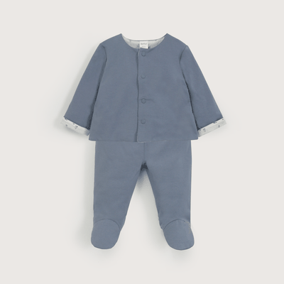 Imagen 2 del producto Conjunto polerón y pantalón azul de bebé niño