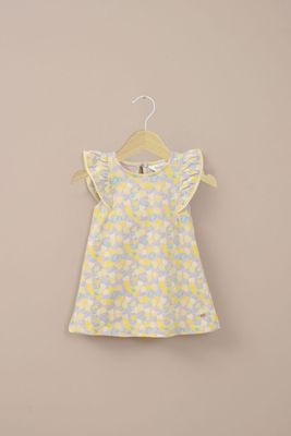 Vestido lila estampado de niña