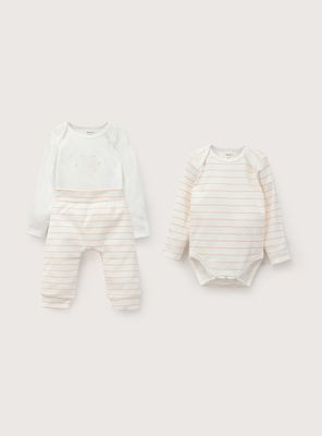 Imagen 2 del producto Conjunto De Bodies Bebe Niña Rosado