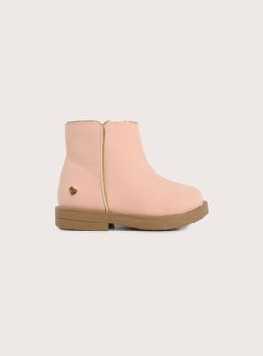 Imagen 2 del producto Botin para niña con detalle metalizado color rosa