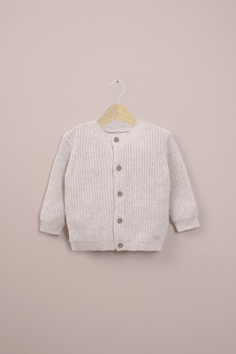 Chaleco gris de bebé niño