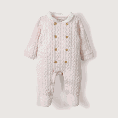 Imagen 2 del producto Osito quilted rosado de bebé niña