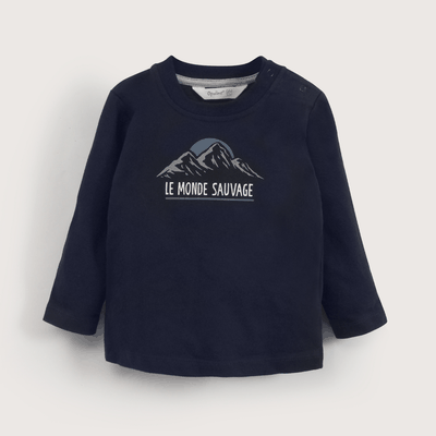 Imagen 2 del producto Polera azul estampada de niño