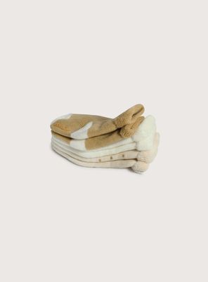 Imagen 2 del producto Calcetines para niño pack 3 tonos beige y crema