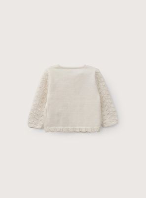 Imagen 2 del producto Chaleco Infant Niña Calado Blanco