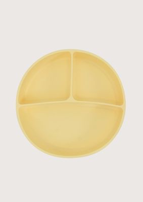 Imagen 2 del producto Plato dividido con base antideslizante amarillo