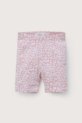 Imagen 2 del producto Calza biker rosada estampada de niña