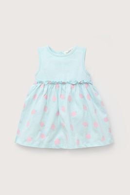 Imagen 2 del producto Vestido celeste estampado de bebé niña