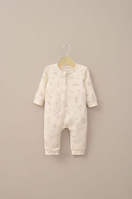 Osito estampado beige de bebé niño