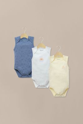 Imagen 1 del producto Tripack bodies sin mangas de bebé niño