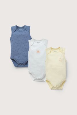 Imagen 2 del producto Tripack bodies sin mangas de bebé niño