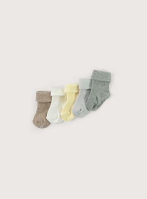 Calcetines suaves en tonos neutros (pack de 5)