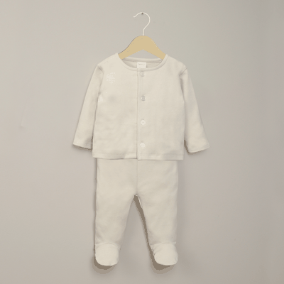 Conjunto clínica beige de bebé unisex