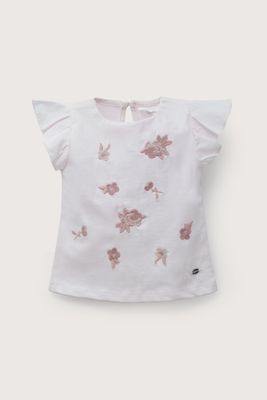 Imagen 2 del producto Polera vuelos rosada de niña