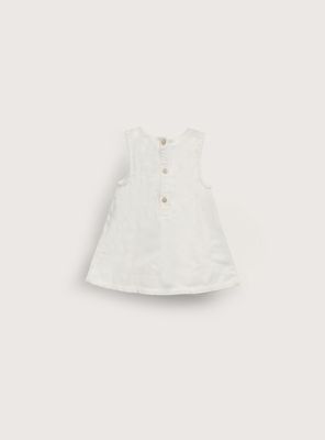 Imagen 2 del producto Vestido blanco invernal para niña, suave y cómodo