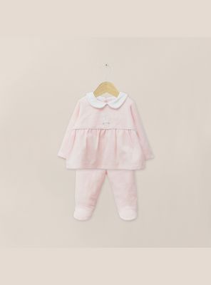 Imagen 1 del producto Conjunto Plush Bebe Niña Rosado