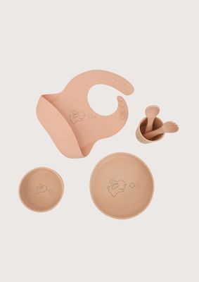 Imagen 2 del producto Set alimentación con diseño laser rosado