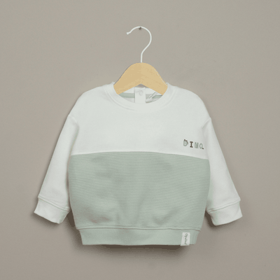 Polerón verde de niño