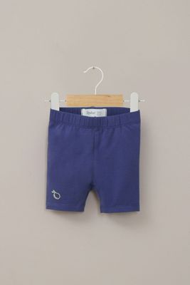 Calza biker azul de niña Opaline