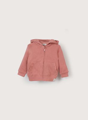 Imagen 1 del producto Polerón rosado con bolsillo canguro para niña