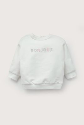 Imagen 2 del producto Polerón blanco de bebé niña