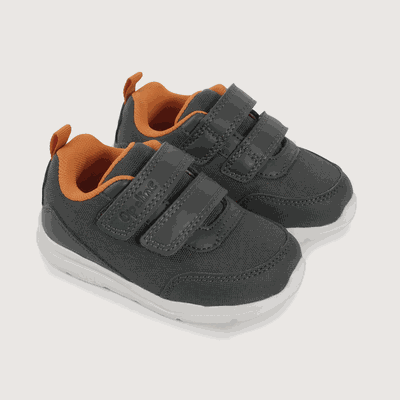 Zapatilla deportiva gris de niño