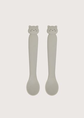 Imagen 2 del producto Set  2 cucharas gato gris