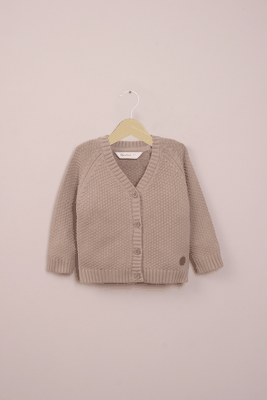 Chaleco beige de niño