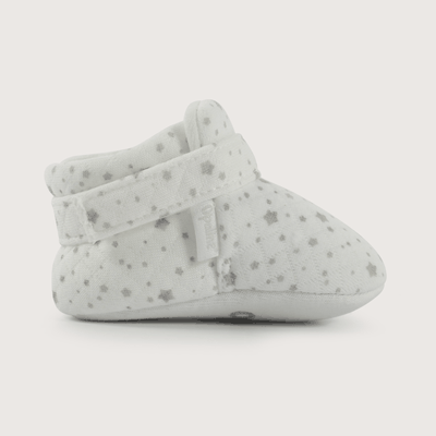 Imagen 2 del producto Pantufla bebé algodón blanca unisex