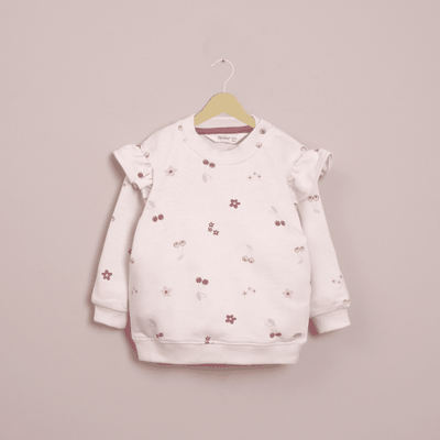 Polerón crema de niña