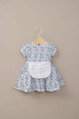 Vestido fiestas patrias celeste de niña