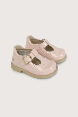 Reina charol rosada de niña