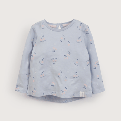 Imagen 2 del producto Polera manga larga celeste de niña