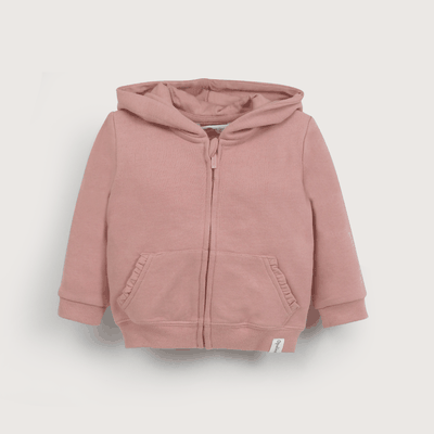 Imagen 2 del producto Polerón con gorro rosado de niña