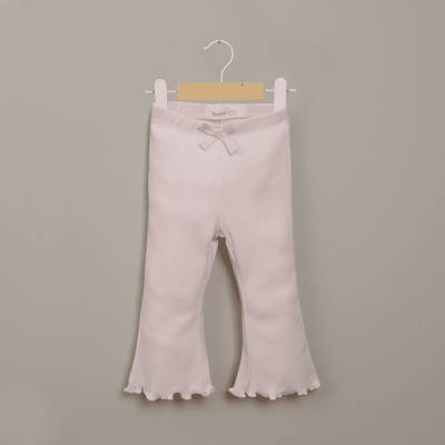 Calza flare rosada de niña
