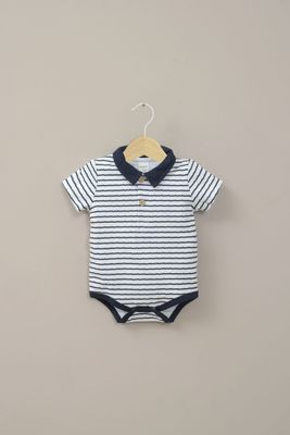 Imagen 1 del producto Body rayas azul de bebé niño