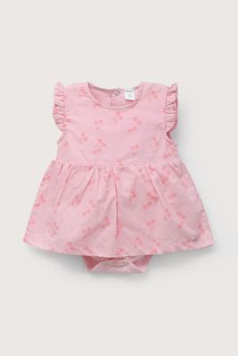 Imagen 2 del producto Body vestido rosado estampado de bebé niña